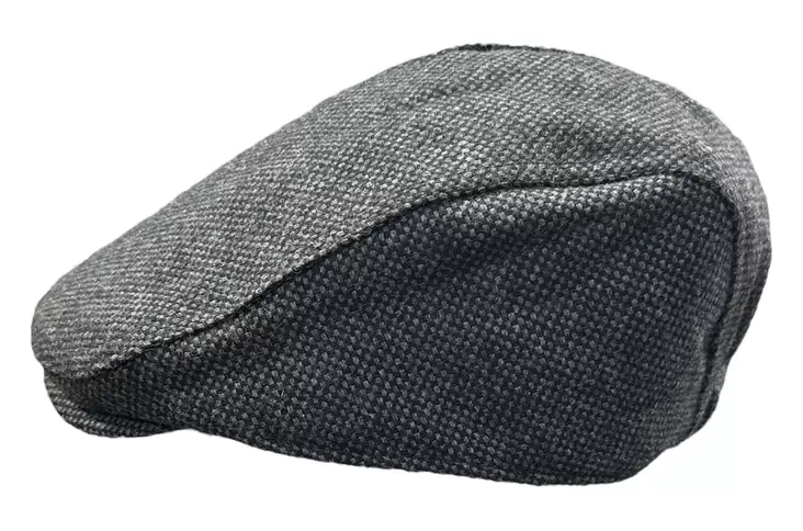 Harmaa lätsä, villasekoite - Hatut - LC737 - 1