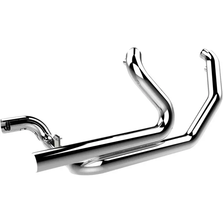 HEADER 2 INTO 2 CROSSOVER WITH 2.5" HEATSHEILDS CHROME - Pakoputket ja niiden osat - 18020327 - 1
