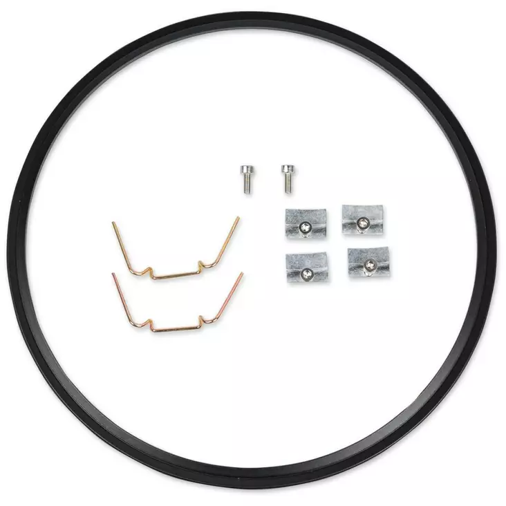 HEADLIGHT MOUNTING KIT 410 BLACK RING - Tuulilasit ja etumaskit - 20011507 - 1