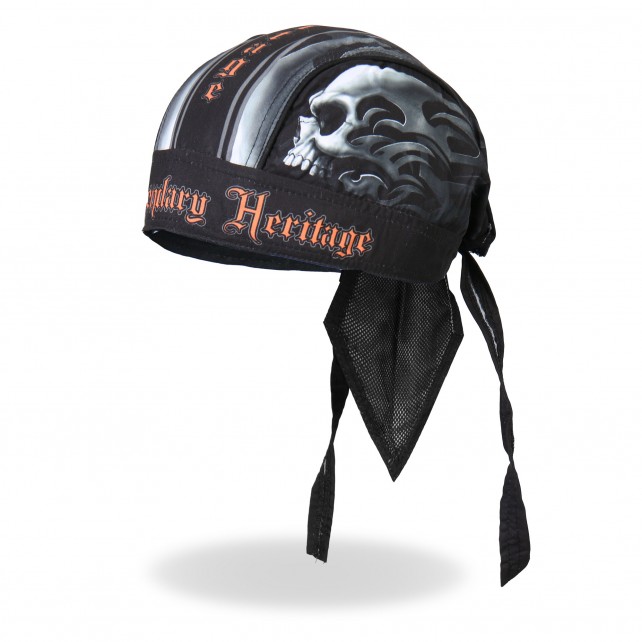 Headwrap,Hot Leathers, Skull Face - Headwrapit - HW177 - 1
