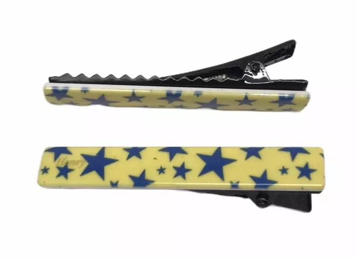 Hiusklipsi Tähti, kelt./sin. 2 kpl - Hiuskoristeet - PIN267 - 1