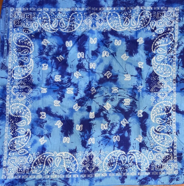 Huivi, Sininen antiikki kasmir - Huivit - HU497 - 1