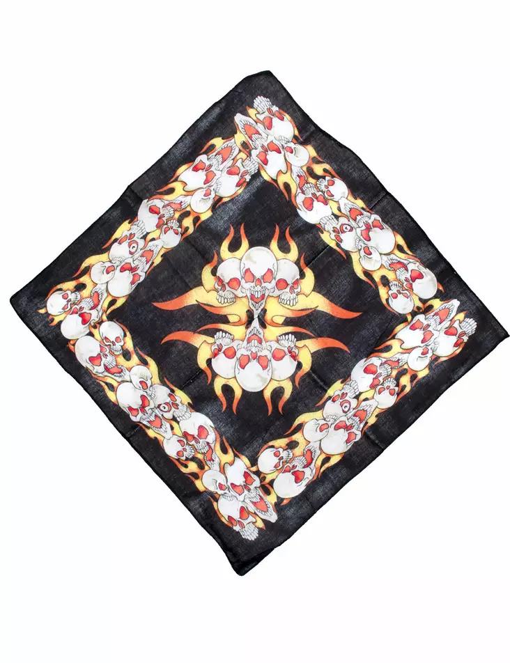 Huivi, Skulls and Flames - Huivit - HU267 - 1