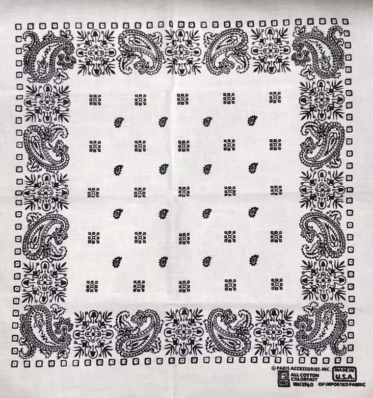 Huivi, valkomusta - Huivit - HU477 - 1