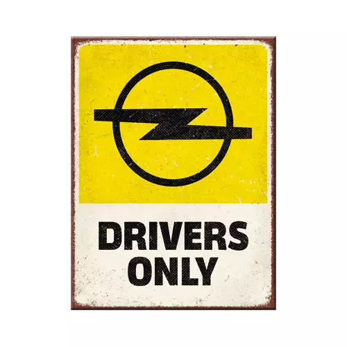 Jääkaappimagneetti Opel-Drivers Only - Magneetit - MAG67 - 1