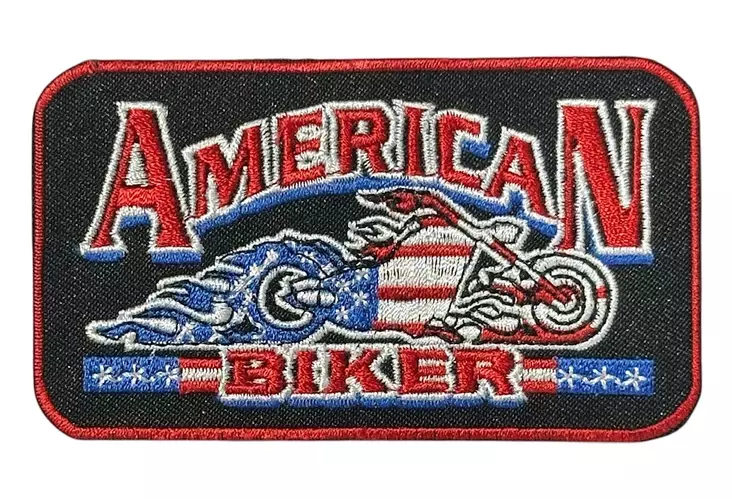 Kangasmerkki American Biker - Kangasmerkit - K1597 - 1