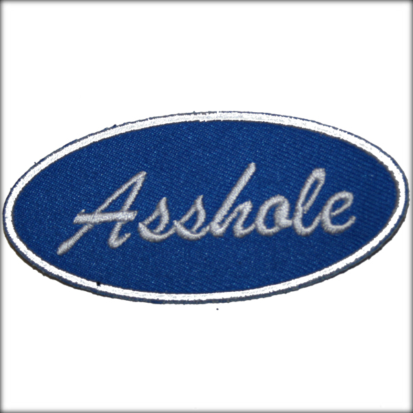 Kangasmerkki, Asshole - Kangasmerkit - K667 - 1