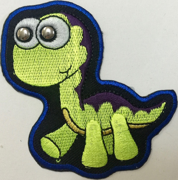 Kangasmerkki, Dino - Kangasmerkit - K1227 - 1