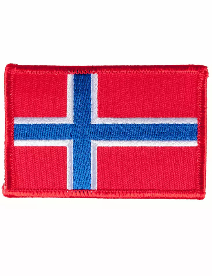 Kangasmerkki,Norjan lippu - Kangasmerkit - K1047 - 1