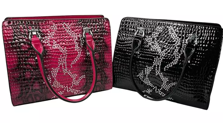 Käsilaukku Shiny Snake - Laukut - NL897 - 1