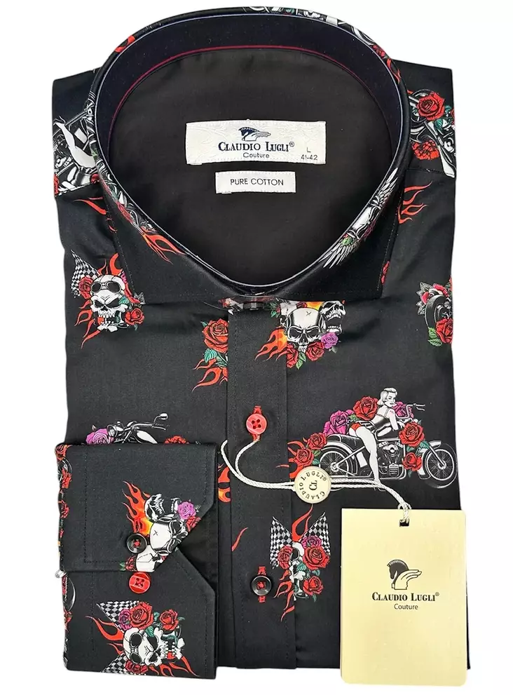 Kauluspaita Tattoo Print - Kauluspaidat - KP277 - 1