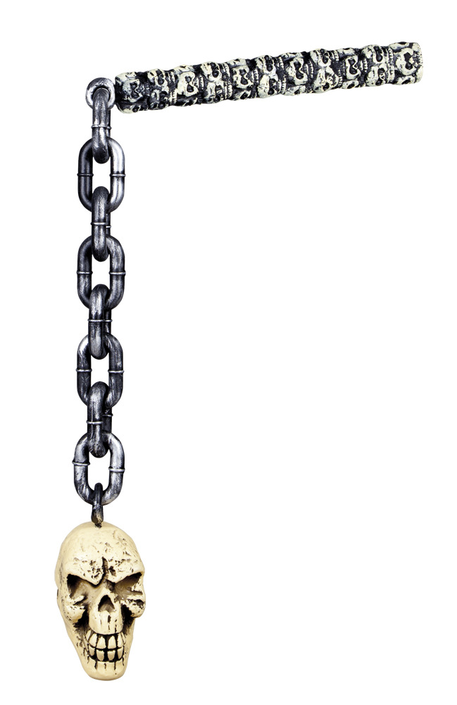 Ketjunuija kallo - Kallot, Halloweenrekvisiitta - HOR187 - 1