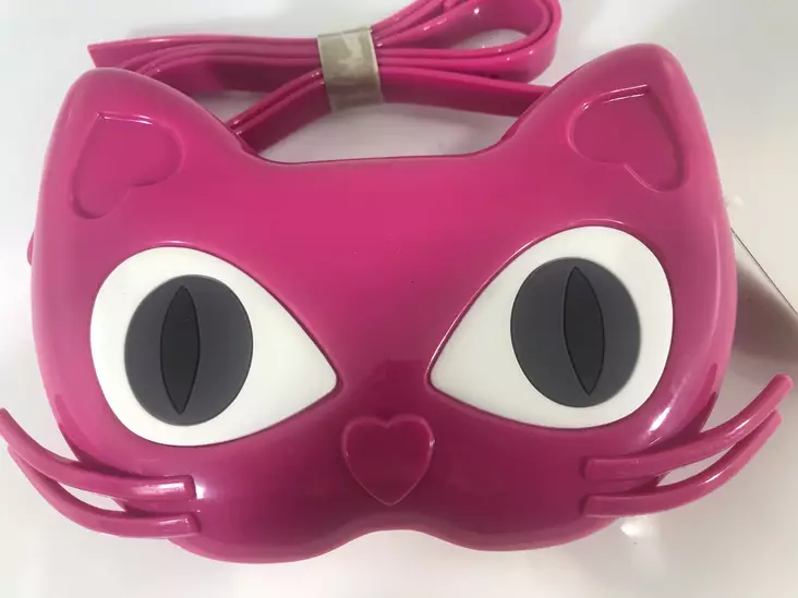 Kissannassu-käsilaukku, pinkki - Laukut - NL677 - 1