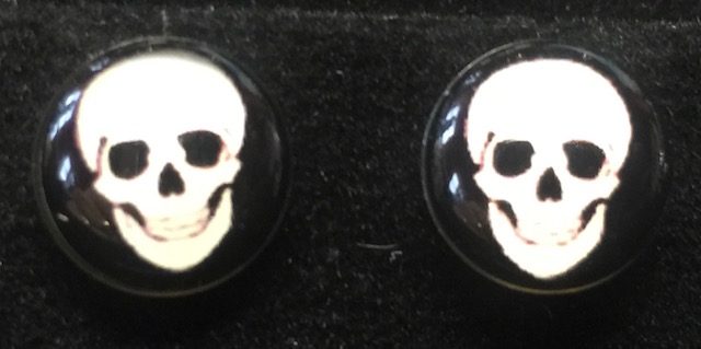 Korvakorut, Skull, 2 kpl - Korvakorut - KRV117 - 1