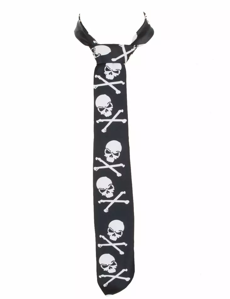 Kravatti, isot piraattikallot - Kravatit ja bolo - KRA17 - 1
