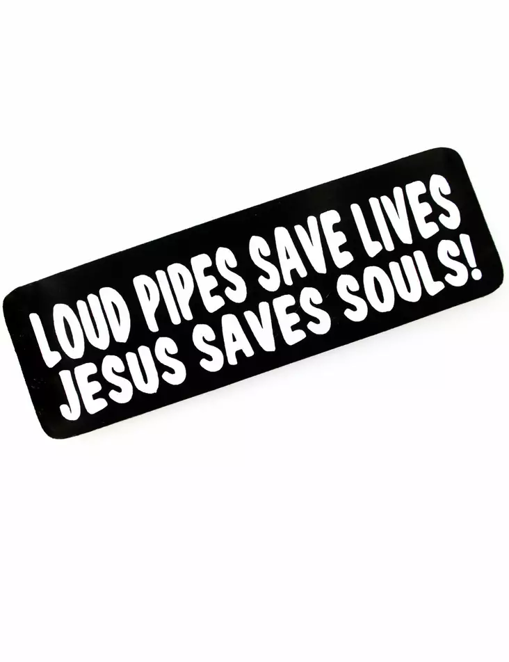 Kypärätarra, Loud Pipes Save Lives - Tarrat - TAR87 - 1