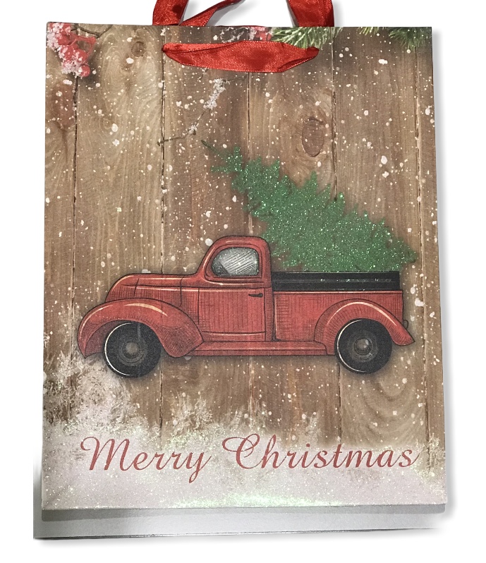 Lahjakassi, Kuusi Lavalla, glitter - Joulu - KAS17 - 2