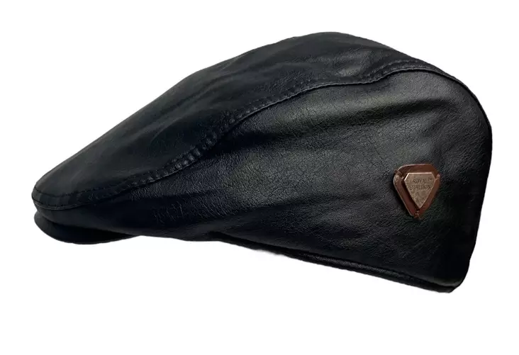 Lätsä nahkajäljitelmä - Flat Capit - LC767 - 1