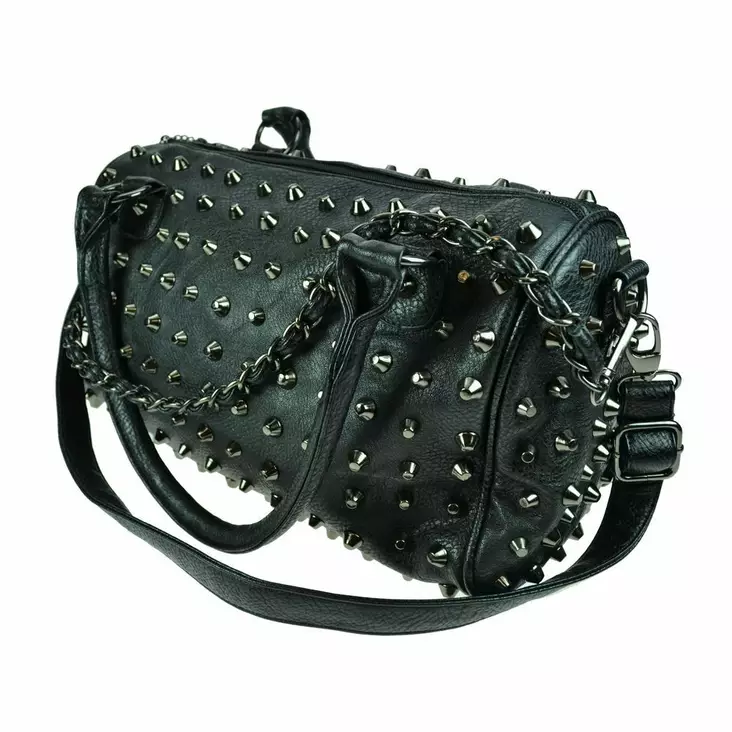 Laukku Anarchy, Musta keinonahka - Laukut - NL717 - 1