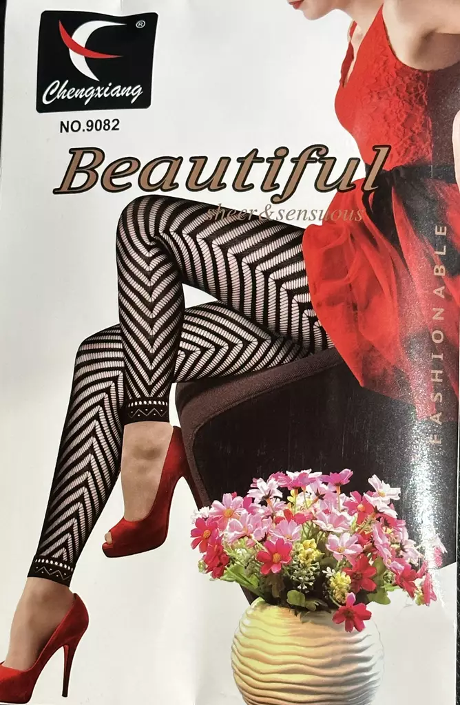 Leggingsit musta kalanruoto - Leggingsit - LEG607 - 1