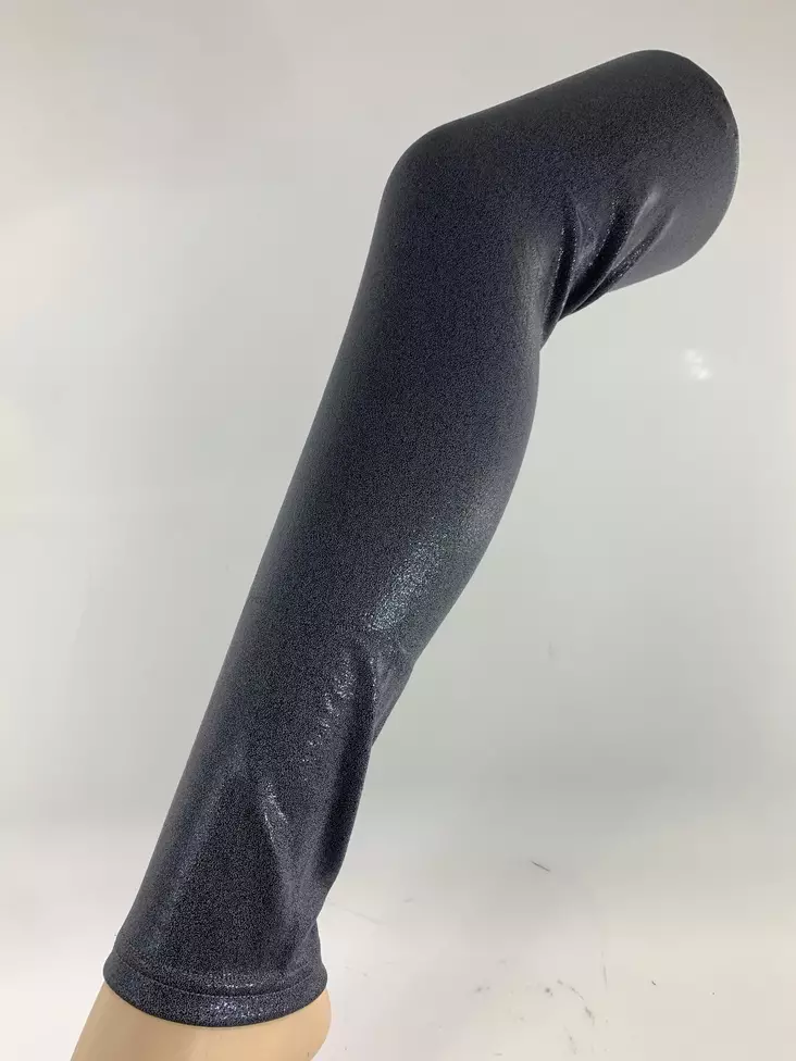 Leggingsit tumma harmaa kiiltävä jousto - Leggingsit - LEG557 - 1