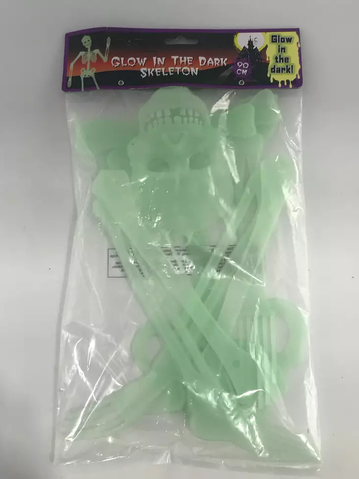 Luuranko 90-cm pimeässä hohtava - Lelut - LELU137 - 1