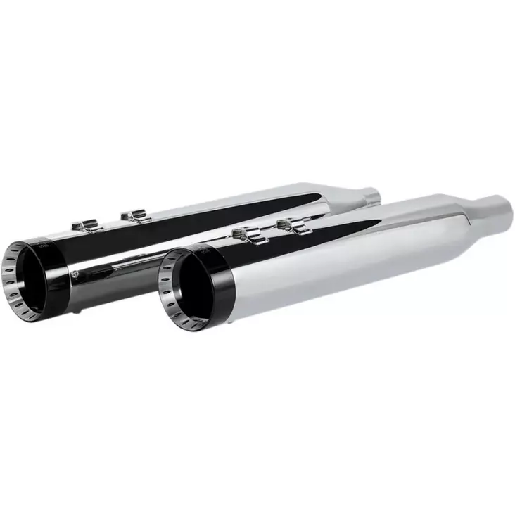 MUFFLERS TURBINE TIP SLIP-ON 4.5" HIGH PREFORMANCE PLUS CHROME - Pakoputket ja niiden osat - 18011257 - 1