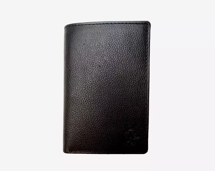 Nahkalompakko RFID-suojattu, musta - Lompakot ja rahakukkarot - KN437 - 1