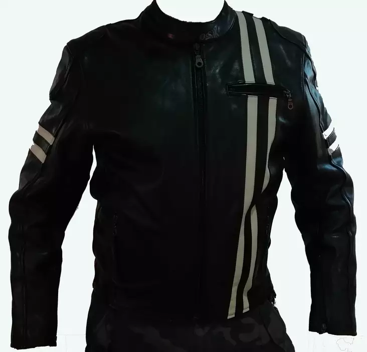 Nahkatakki, Cafe Racer, musta - Nahkatakit - T337 - 1