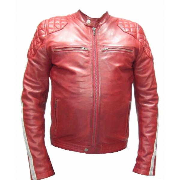 Nahkatakki Casey, punainen - Nahkatakit - T497 - 1