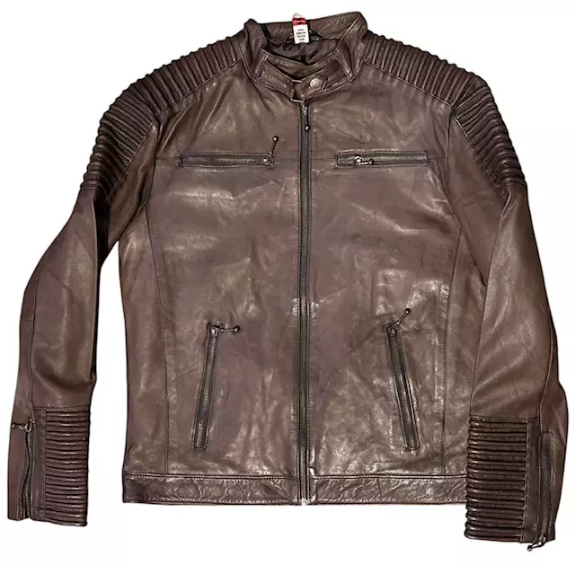 Nahkatakki Jerome, ruskea - Nahkatakit - T587 - 1