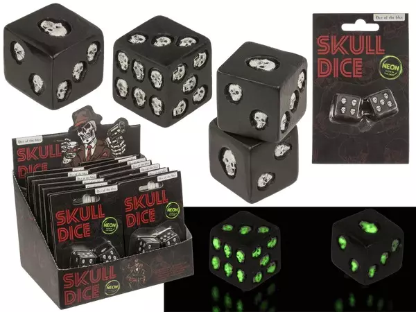 Pääkallonopat 2 kpl - Kallot, Halloweenrekvisiitta - HOR727 - 1