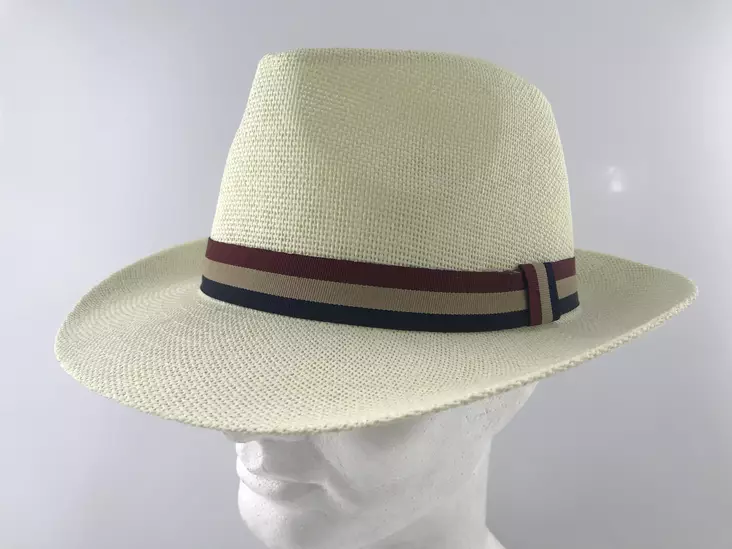 Panama hattu, luun valkoinen nauhalla - Hatut - HAT67 - 1