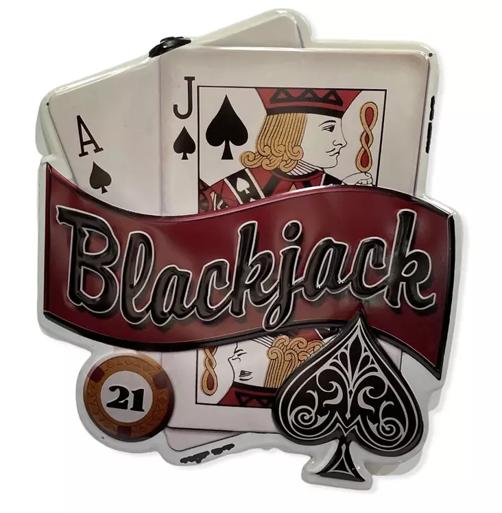 Peltikyltti Blackjack - Taulut, kehykset - PELT137 - 1