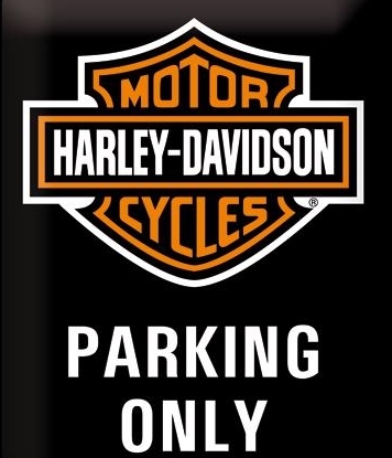 Peltikyltti HD B&S logo parking only - Taulut, kehykset - PELT167 - 1