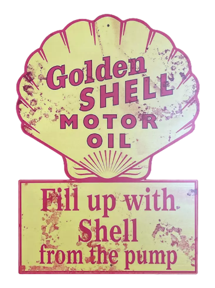 Peltikyltti Shell motor oil tukevaa pelt - Taulut, kehykset - PELT147 - 1