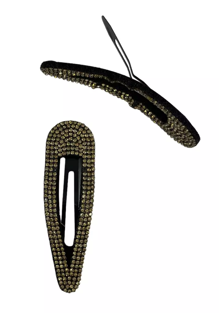 Pinni koristekivillä, kulta - Hiuskoristeet - PIN377 - 1