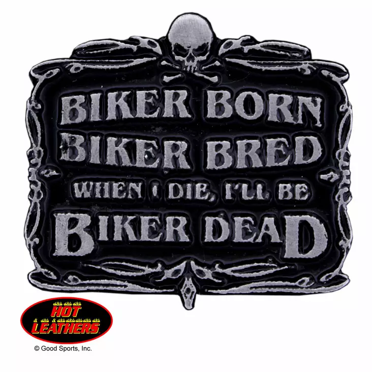 Pinssi-Hot Leathers-Biker Born-PNS27 - Pinssit - PNS27 - 1