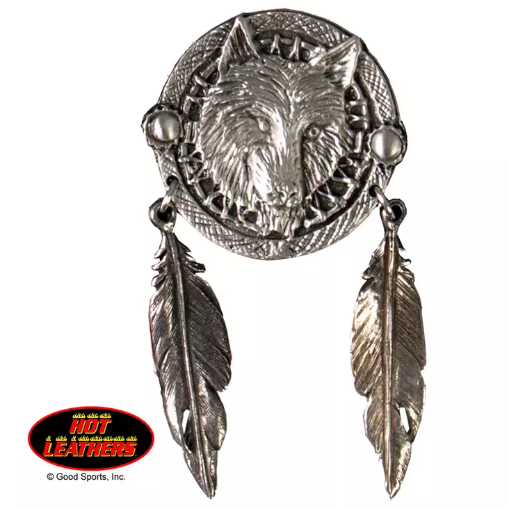 Pinssi, Hot Leathers, Wolf & Dream Catch - Pinssit - PNS77 - 1