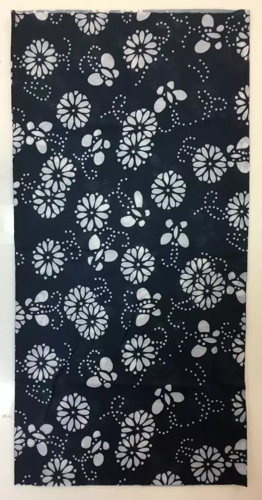 Putkihuivi, kukkakuvio, sininen - Putkihuivit - B167 - 1