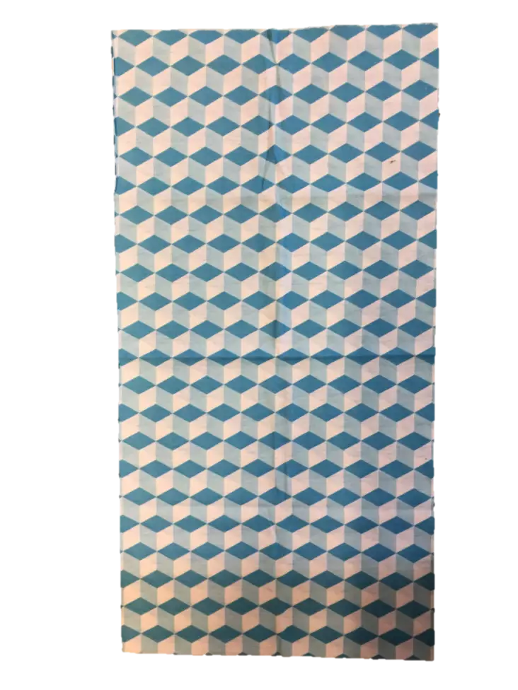 Putkihuivi, Sininen, kuviot - Putkihuivit - B197 - 1