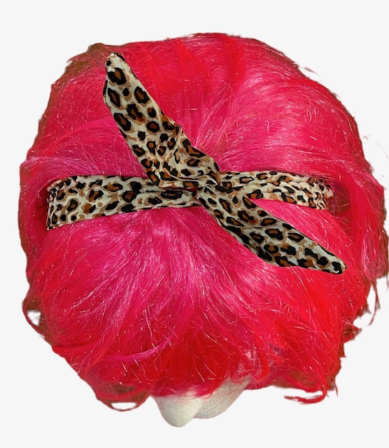 Rautalankahuivi Leopardikuvio,beige - Hiuskoristeet - HU517 - 1