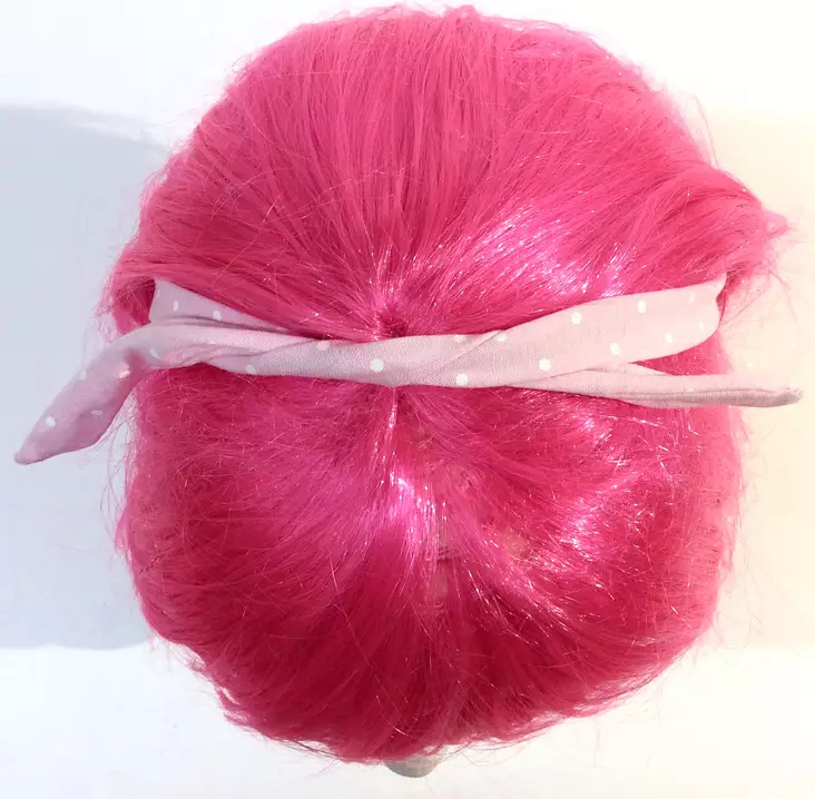 Rautalankahuivi, Polka Dot, v.punainen - Hiuskoristeet - HU377 - 1