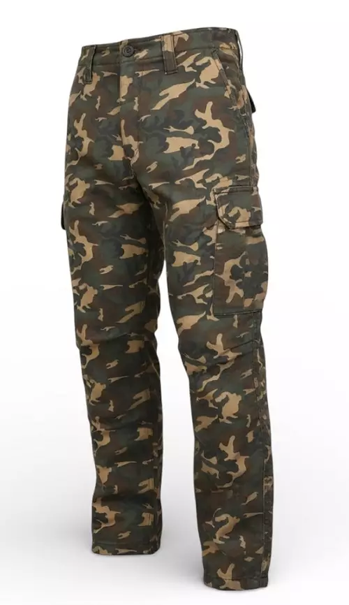 Reisitaskuhousut, Vihreä Camo - Reisitaskuhousut - HO637 - 1