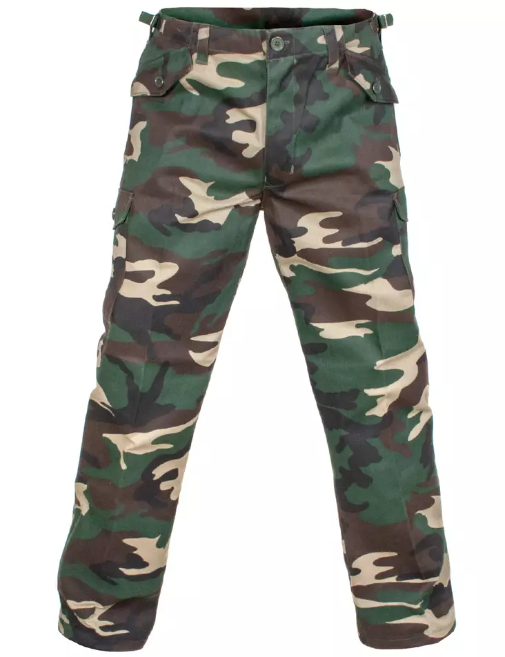 Reisitaskuhousut, Woodland Camo - Reisitaskuhousut - HO17 - 1