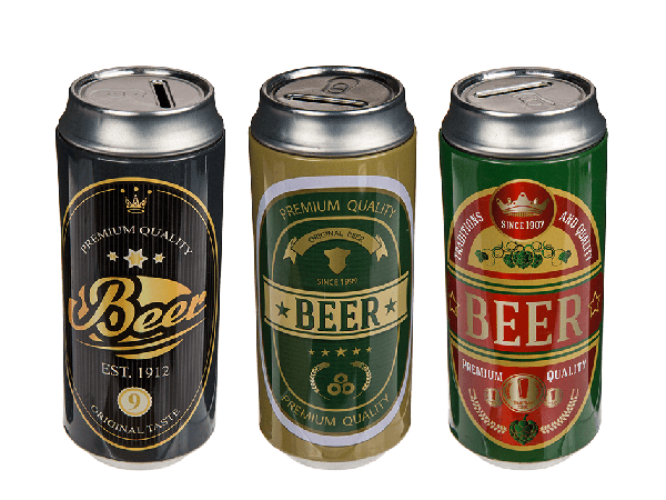 Säästölipas, Beer Can 16 x 7 cm - Säästölippaat - PRT767 - 1