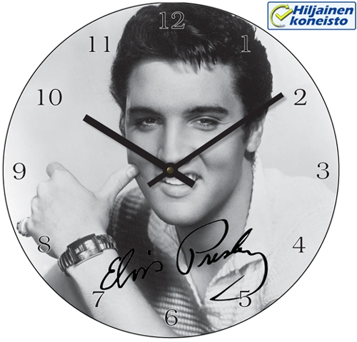 Seinäkello Elvis ja nimmari - Kellot - KE127 - 1