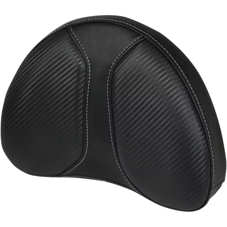 SISSY BAR PAD DOMINATOR CONTOURED REAR VINYL PLAIN CARBON LOOK - Satulat ja satulanpäälliset - 08220277 - 1