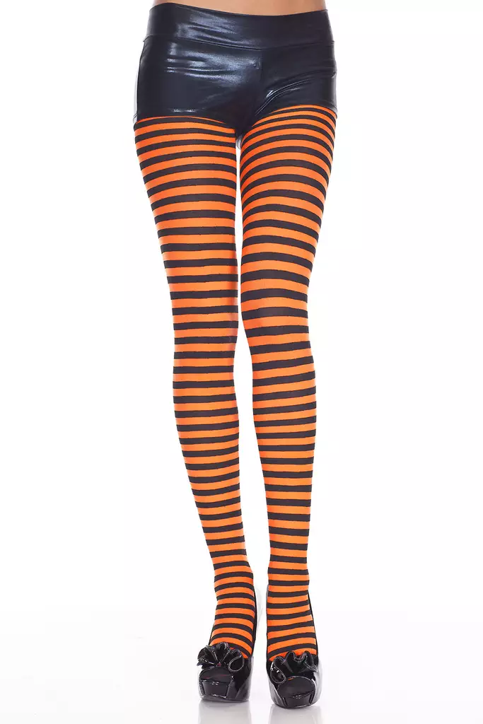 Sukkahousut, oranssimustaraita - Sukkahousut - SU247 - 1