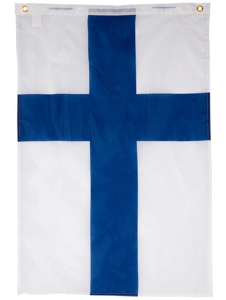 Suomenlippu 60x90cm lippu purjerenkain - Liput - LIPPU97 - 1